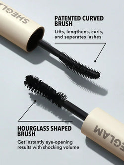 SHEGLAM All-In-One Volume & Length Mascara - Washable Black Mascara For Clump-Free Lashes