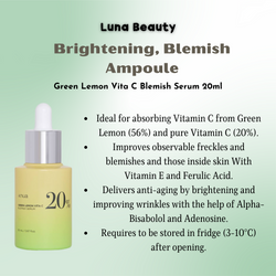 Anua – Green Lemon Vita C Blemish Serum 20g